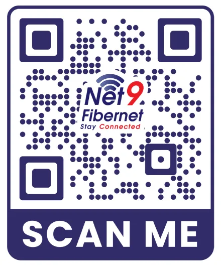 Net9 Fibernet QR Code